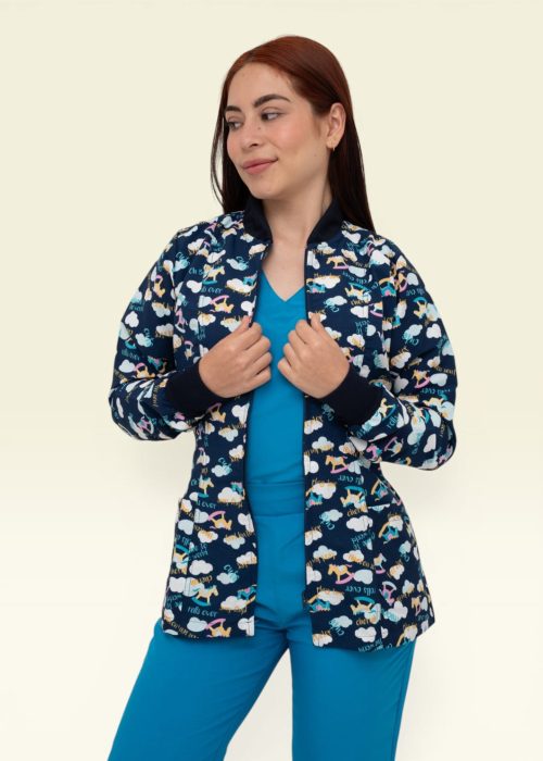 Chaqueta Antifluido Estampada